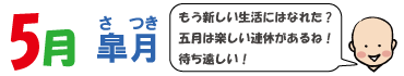 5月皐月
