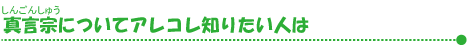 真言宗についてアレコレ知りたい人は
